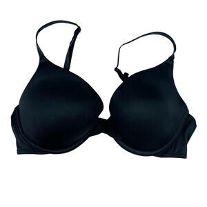 Victoria’s Secret Pink Wear Everwhere Black Push Up Bra 34C
